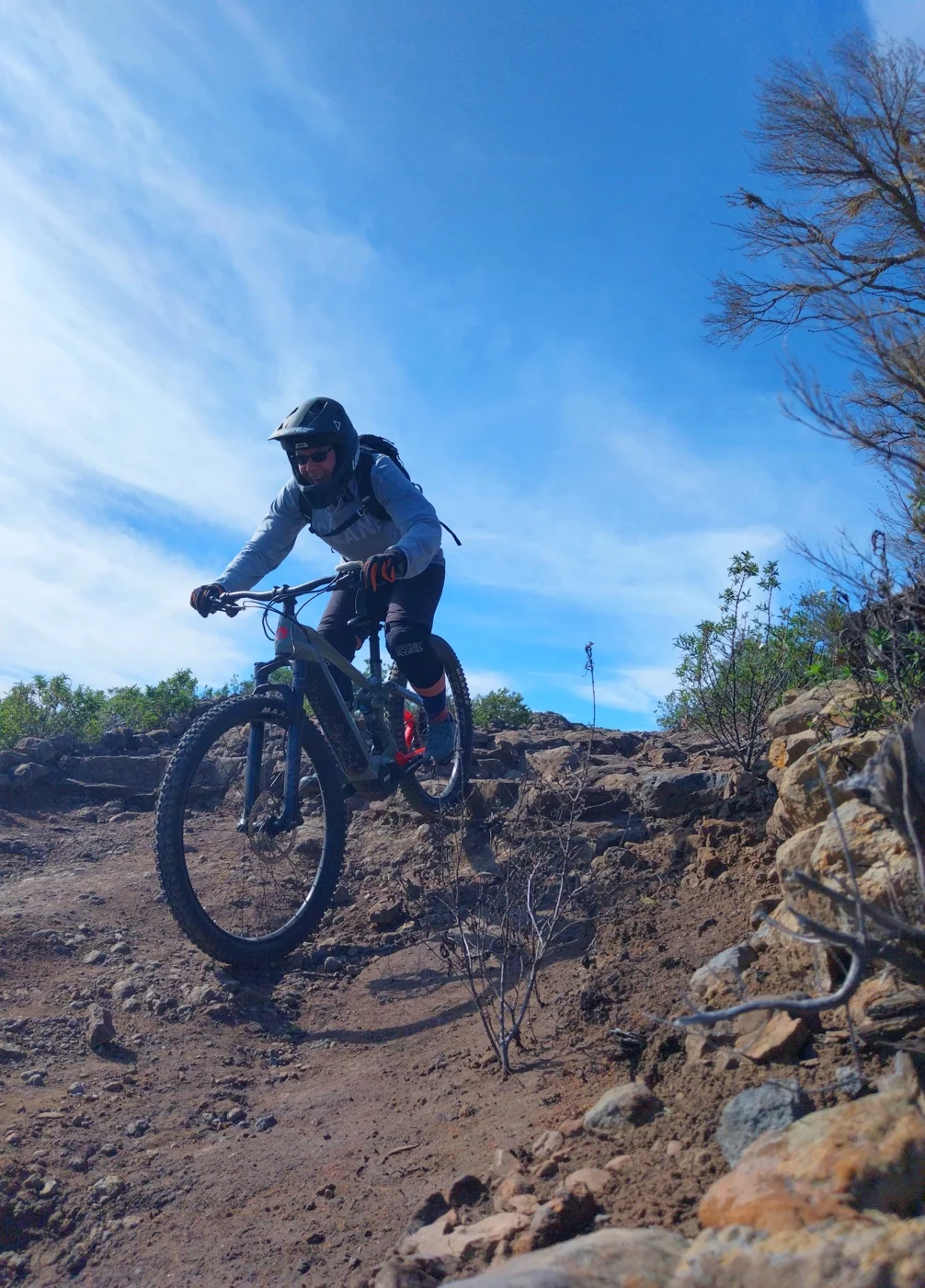 Mit dem Mountainbike unterwegs