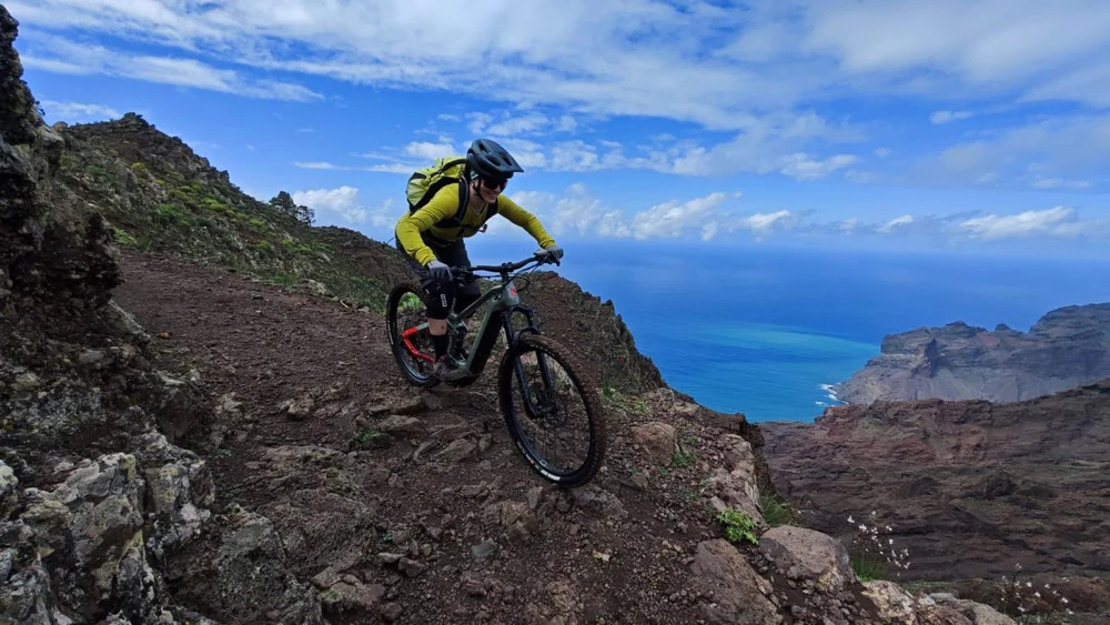 Mountainbike-Tour über der Atlantikküste
